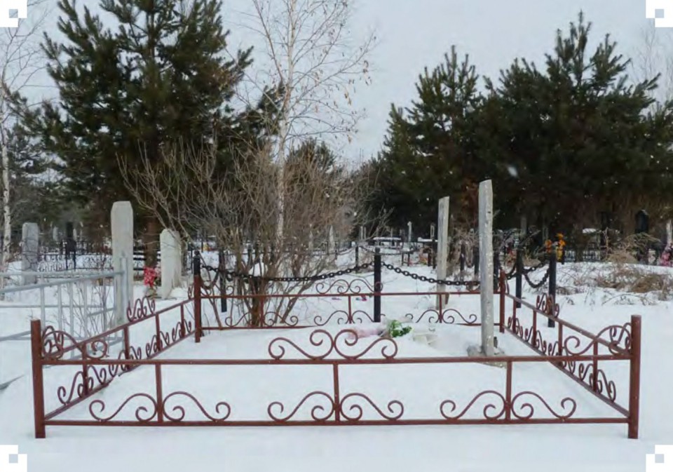 Ограда металлическая  №6 - Ограды для могил в Благовещенске